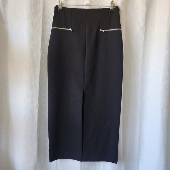 Zara Woman Elegant Black Pencil Skirt Size XS - Picture 1 of 7